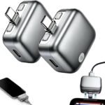 Type C Smart Auto Stop Charging Adapter, Auto Disconnect Charger ? Portable USB Charger Automatically Stops When Fully Charged, Overcharge Protection